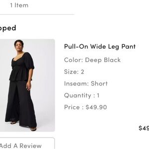 Torrid Black Wide Leg Pants with Sophisticated Style